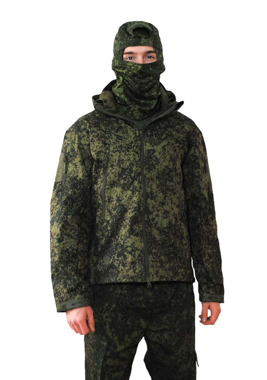a guy wearing a Russian EMR jacket front